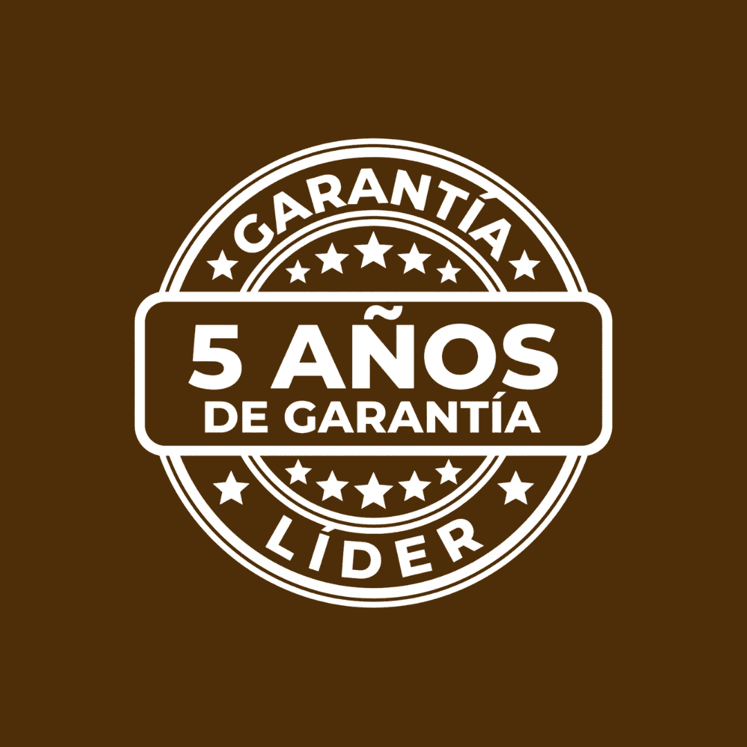 5 Años de Garantía