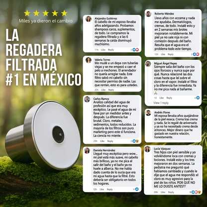 Savenor™ Cabezal de Ducha con Filtro